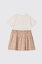 Liberty Fabric Floral Patterned Baby Girl Knitted Dress - 2
