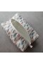 Colorful Feather Patterned White Satin Lined Travel & Makeup Bag/Organizer Bag - 3