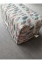 Colorful Feather Patterned White Satin Lined Travel & Makeup Bag/Organizer Bag - 2