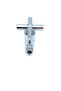 Durable 4-Arm Bidet Faucet Toilet Bidet Chrome Faucet ()