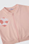 Girl's Printed Pink Sweashirt - 3