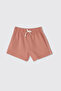 Girl's Knitted Pink Shorts