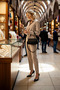 Women's Cross Strap Mini Shoulder Bag with Flap, Plain Pattern, Adjustable Strap, City Model - 4