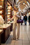 Women's Bowling Shoulder Hand Bag with Accessory Closure, Plain Woven, Stylish for Shoulder and Hand Carrying - 3