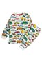 Boy's 100% Cotton White Color Truck Tow Truck Taxi Patterned Long Sleeve Winter Pajama Set - 2