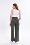 Palazzo Wide-Leg Pregnancy Pants with Striped Details - 3