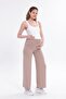Palazzo Wide-Leg Pregnancy Pants with Striped Details
