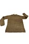 Black Tricot Sweater with Standing Collar for Women - 4