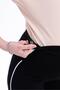 Palazzo Wide-Leg Pregnancy Pants with Striped Details - 5