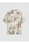 قميص رجالي من NEVAVM بتصميم Regular Fit Resort Yaka Patterned - 7