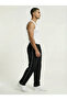 Black Color Side Piped Baggy Sweatpants Comfortable Fit - 3