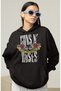 Guns N' Roses Rock Metal Printed Unisex Oversized Music Band Hoodie