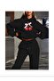 Ribbon Cherry Bottom Top Set Fashion Print Design Hooded Sweatshirt