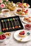 Set of Six Gold Color Enamel Butterfly Teaspoons – Decorative Presentation Spoon Set - 3