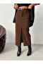Corduroy Skirt - Brown |   F2033 - 4