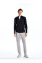 Standard Pattern Stand Collar Men's Knitwear Cardigan - 2