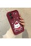 Poco C65 Compatible Winter-Themed Snow Bear Snowflake Patterned Silicone Case