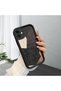 iPhone 11 Compatible, Stylish Silicone Phone Case with Wood Pattern Finish