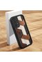 Samsung Galaxy A73 Compatible, Stylish Wood Patterned Silicone Phone Case - 2