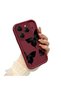Tecno Spark 20 Pro 4g Claret Red Butterfly Silicone Case Camera Protection Shock Absorption Comfortable Grip - 3
