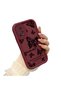 Redmi Note 12 Pro 4g Burgundy Butterfly Silicone Case Camera Protection Shock Absorption Comfortable Grip - 2