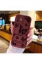 Samsung Galaxy A56 Burgundy Butterfly Silicone Case Camera Protection Shock Absorption Comfortable Grip - 6
