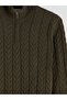 Özmarka New Season Stand Collar Men's Knitwear Sweater - 6