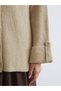 Mg Trenden Beige V-Neck Women's Knitwear Cardigan - 3