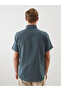 Green Regular Fit Poplin Men's Shirt - 8