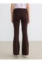 High Waist Flared Women's Leggings Pants (S6) - 4