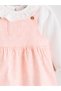 Gencc Quality Floral Baby Girl Salopet Dress and T-Shirt - 7