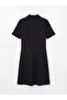Shirt Collar Waist Fitted Dress - 3