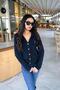 Original Brand Gold Button Detail Cardigan - Navy Blue Navy Blue - 5