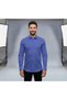 Men's Slim Fit Slim Fit Long Sleeve Poplin Shirt