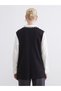 Vizyon New Season V-Neck Patterned Women's Knitwear Vest - 4