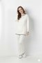 Women's Zigzag Stitched Knitwear Set - 5