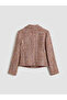 Nevavm Oval Collar Plaid Women's Tweed Jacket with a Difference - 7
