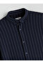 Esvab • Modern & Distinctive Standard Fit Long Sleeve Striped Men's Shirt - 7