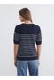 Quality Pieces from Çelebi Store Zero Roba Collar Striped Women's Knitwear Sweater - 5