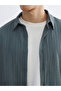 Comfortable Fit Textured Men's Shirt - 3