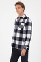 Men's Navy Blue Long Sleeve Shirt 50308487-Vr033 - 3