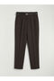 Buy Belt Pieces of Women's Cigarette Fabric Pants (S6) - 5