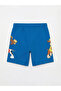 Two Mt Shop Quality Lcw Kids Blue 2 Thread Printed Standard & Regular Boys' Shorts - 4