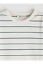 Artı-Store Women's Body with Crew Neck and Long Sleeves, Striped Pattern. High Pam - 6