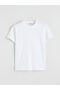 White Crew Neck Women's T-Shirt - 5