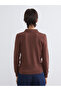 Quality Pieces from Çelebi Store Devrik Roba Collar Women's Knitwear Sweater - 5