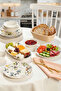4271 Pure 14-Piece Porcelain Breakfast Set for 6 People - 2