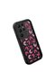 Samsung Galaxy S22 Ultra Compatible Silicone Material Shockproof Black Color Case Heart Pattern - 2