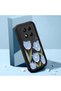 Redmi Note 14 Pro 4g Compatible Silicone Material Shockproof Black Color Case Simple Style - 4