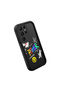 Samsung Galaxy S22 Ultra Compatible Silicone Material Shockproof Black Color Case Fashion Pattern - 2